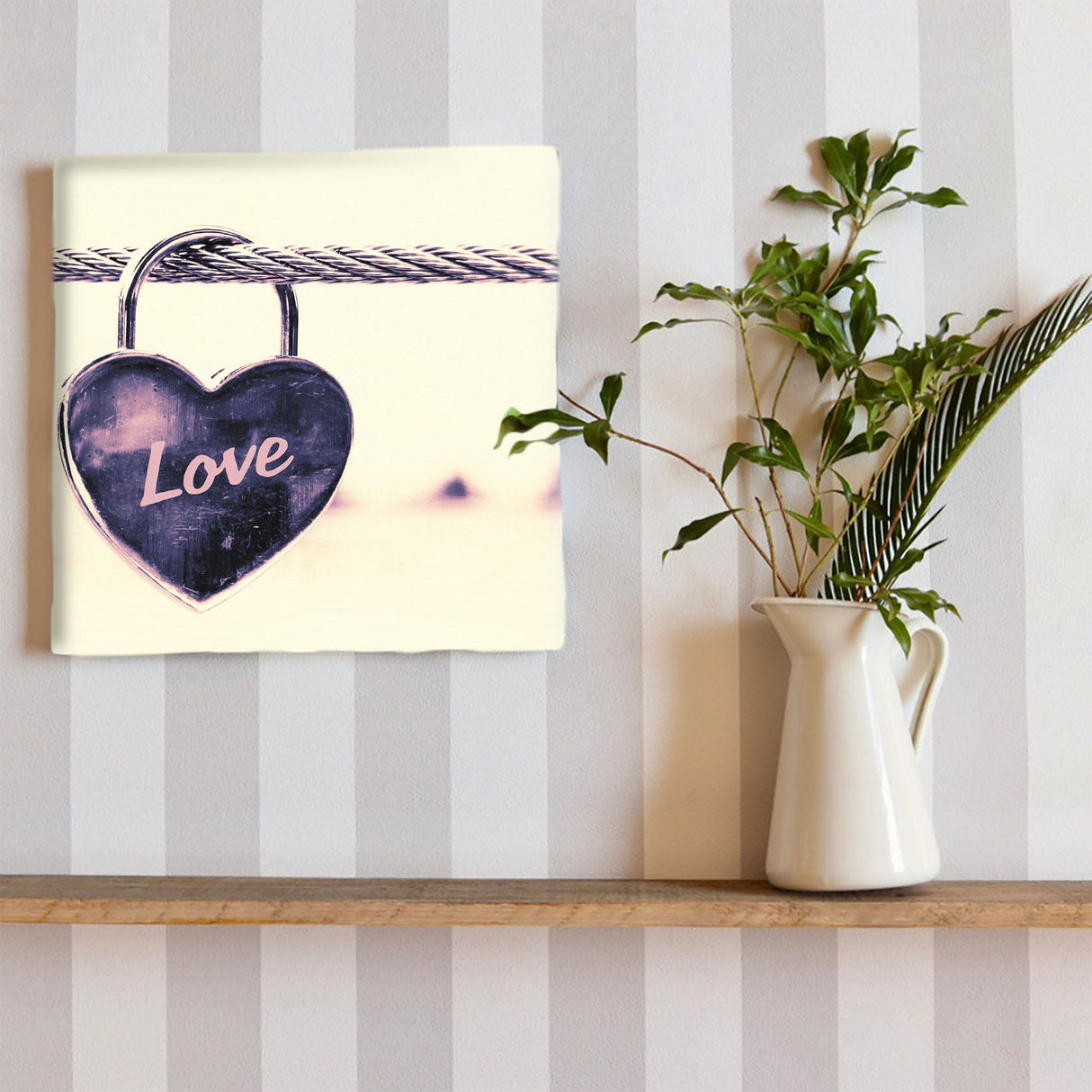 LOVEのファブリックパネル インテリア雑貨 アートパネル キャンバス   poht-1805-12
