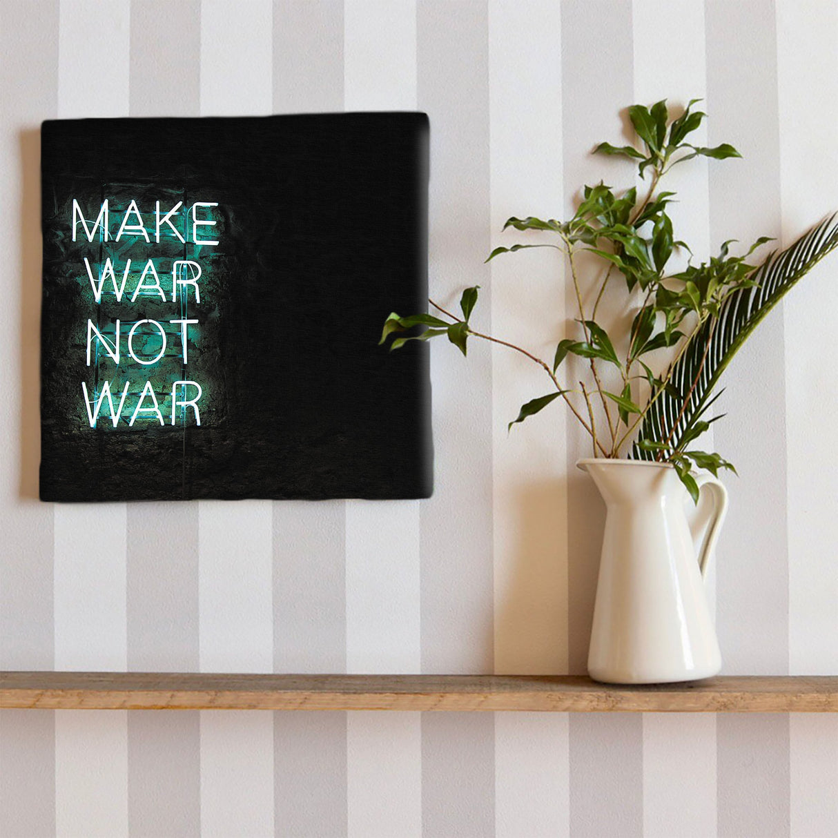 ネオンのファブリックボード インテリア雑貨 アートパネル キャンバス poht-1805-20