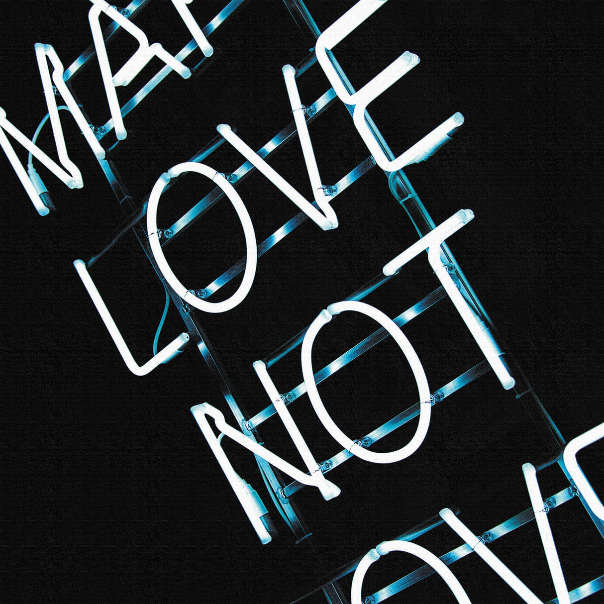 ネオンのファブリックパネル インテリア雑貨 アートパネル キャンバス poht-1805-21