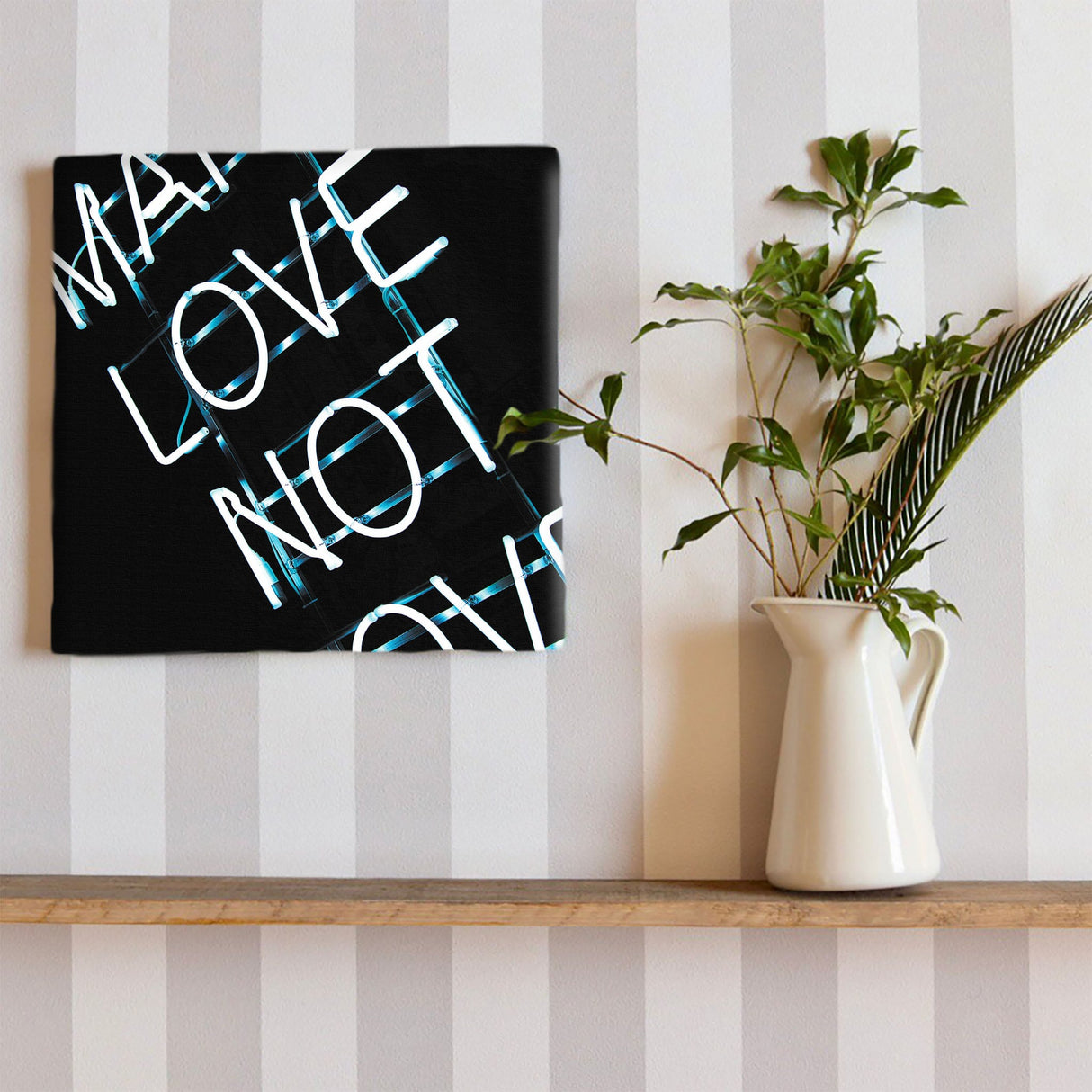 ネオンのファブリックパネル インテリア雑貨 アートパネル キャンバス poht-1805-21