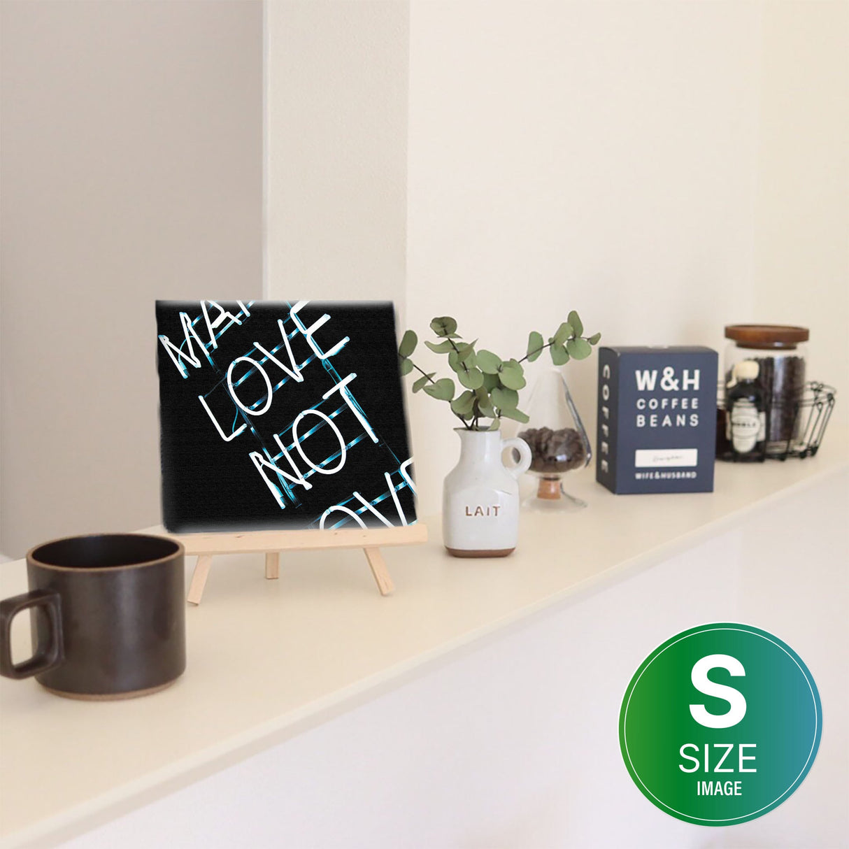 ネオンのファブリックパネル インテリア雑貨 アートパネル キャンバス poht-1805-21