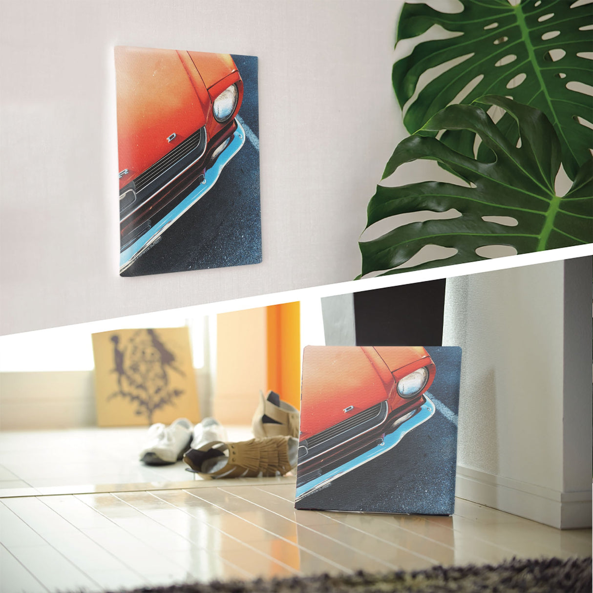 アメ車の壁掛けアート インテリア雑貨 アートパネル キャンバス poht-1805-29