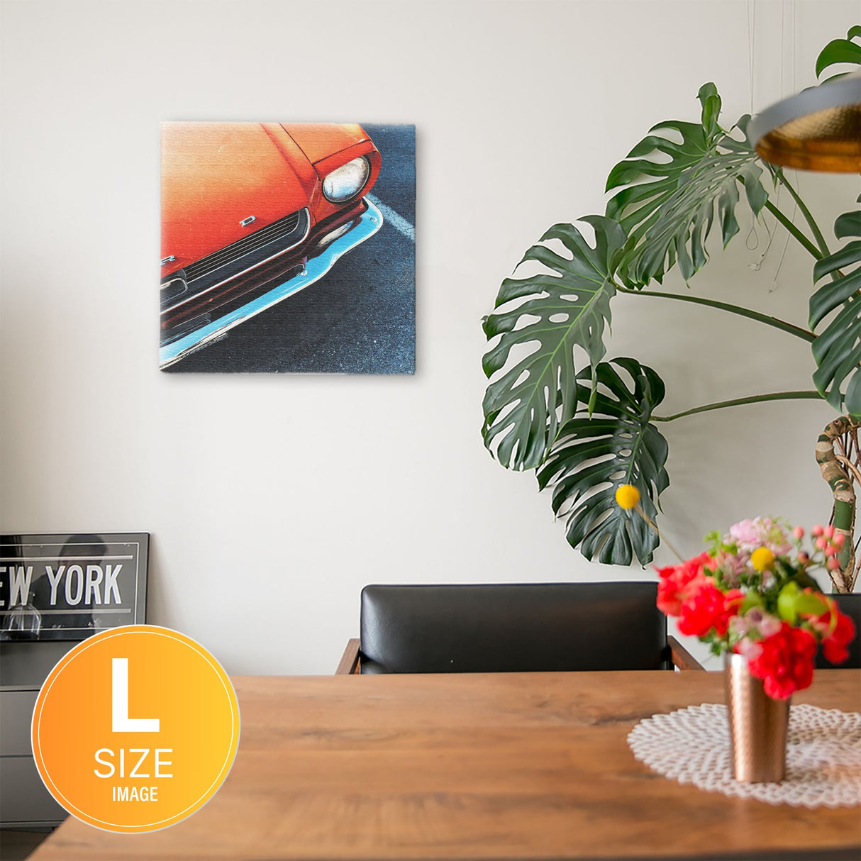 アメ車の壁掛けアート インテリア雑貨 アートパネル キャンバス poht-1805-29