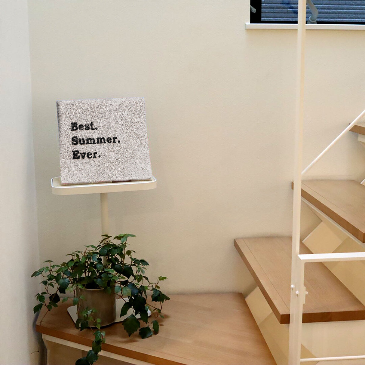 Typography fabric panel Interior goods Art panel Canvas poht-1805-33