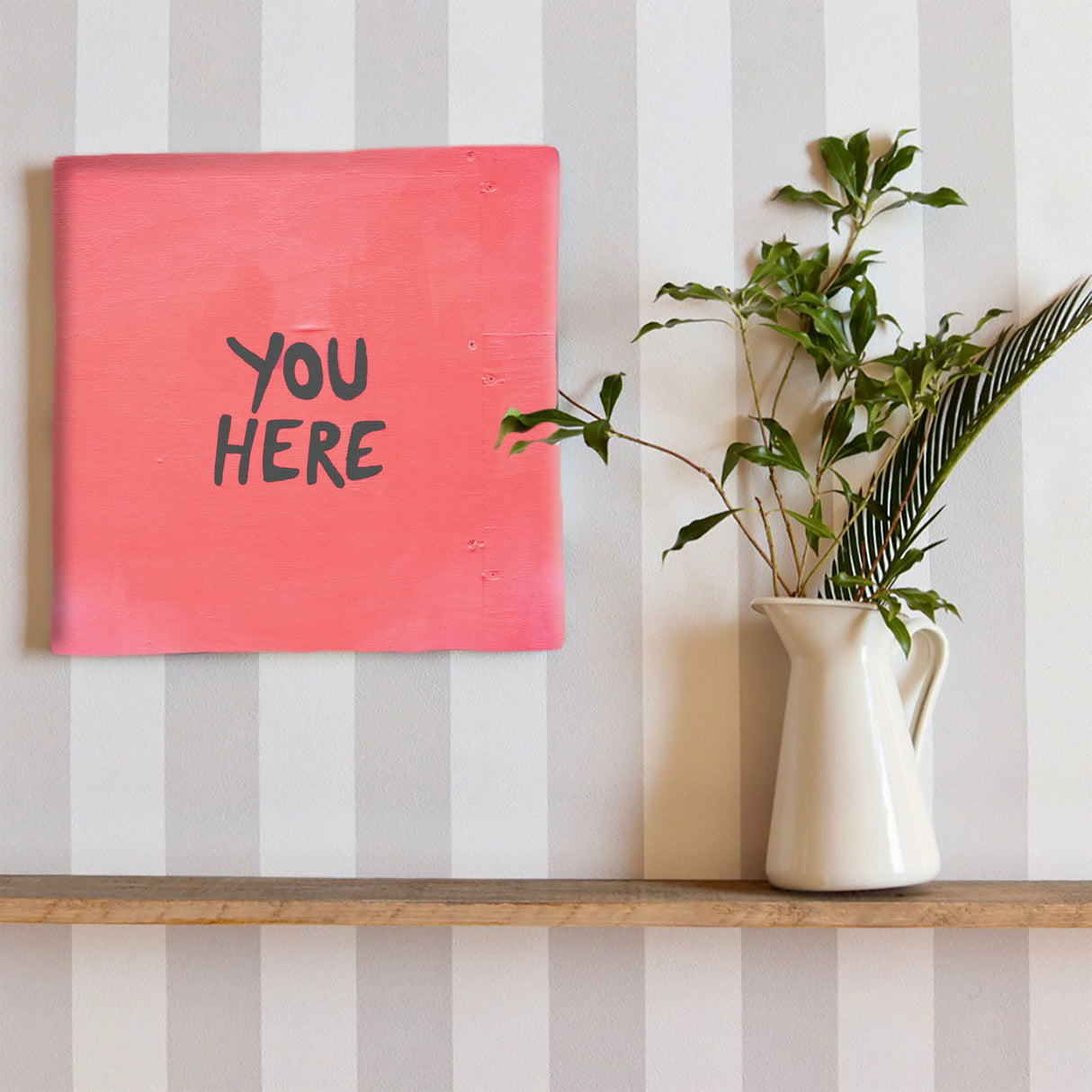 Typography wall art interior goods canvas poht-1805-35