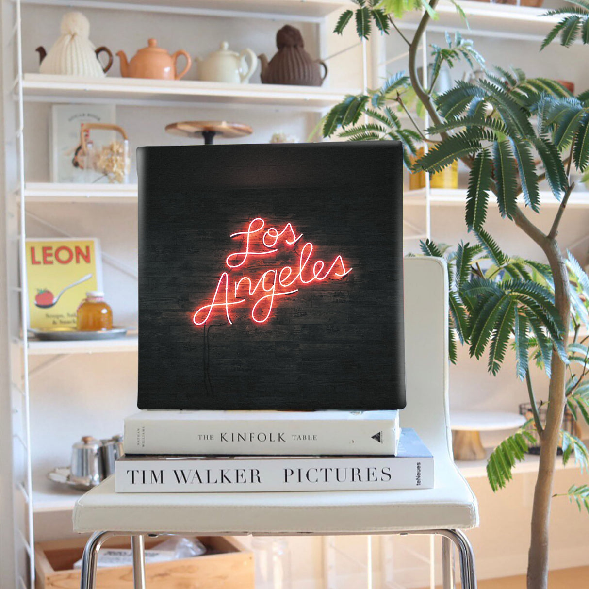 ネオンの壁掛けアート インテリア雑貨 アートパネル キャンバス poht-1805-41