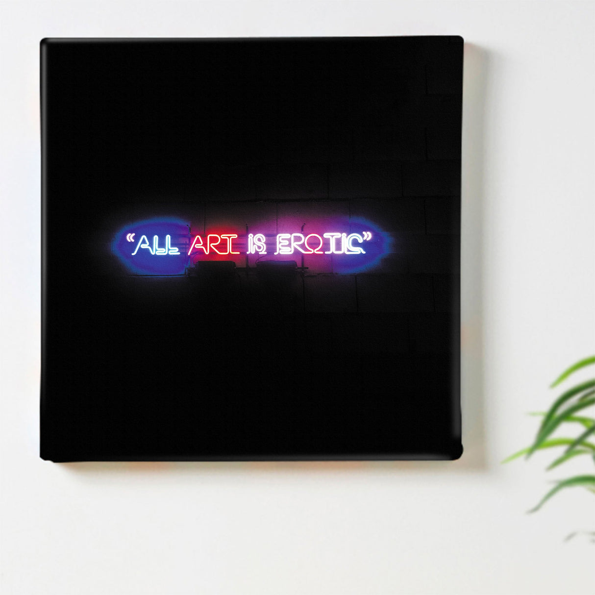 ネオンのファブリックパネル インテリア雑貨 アートパネル キャンバス poht-1805-44