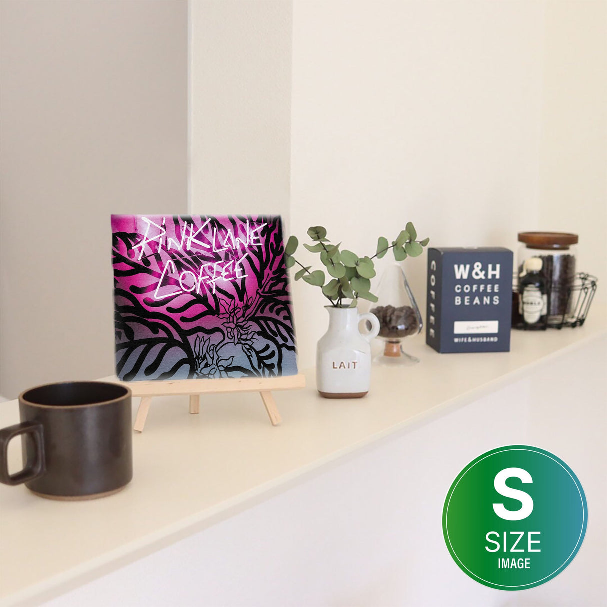 ネオンのファブリックパネル インテリア雑貨 アートパネル キャンバス poht-1805-45