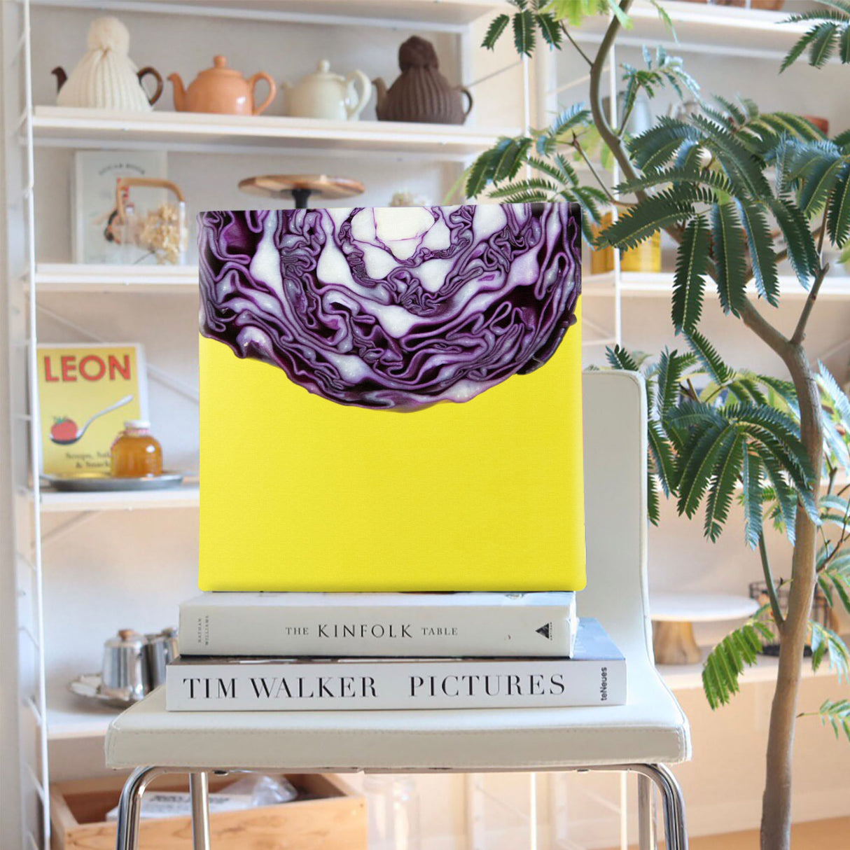 モダンアートのファブリックパネル インテリア雑貨 アートパネル キャンバス 野菜 phot-1812-002