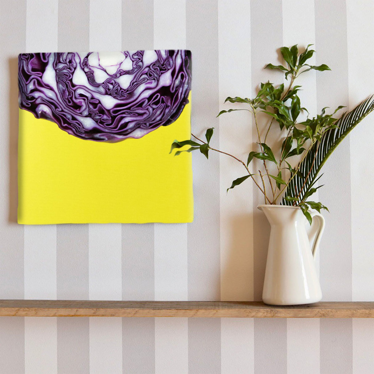 モダンアートのファブリックパネル インテリア雑貨 アートパネル キャンバス 野菜 phot-1812-002