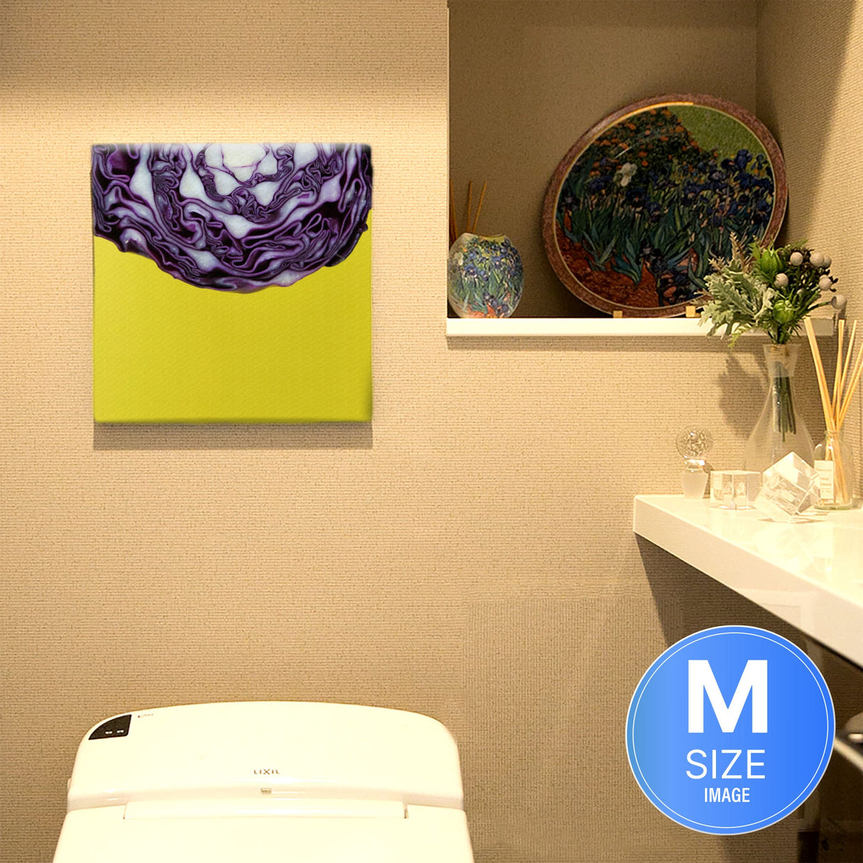 モダンアートのファブリックパネル インテリア雑貨 アートパネル キャンバス 野菜 phot-1812-002