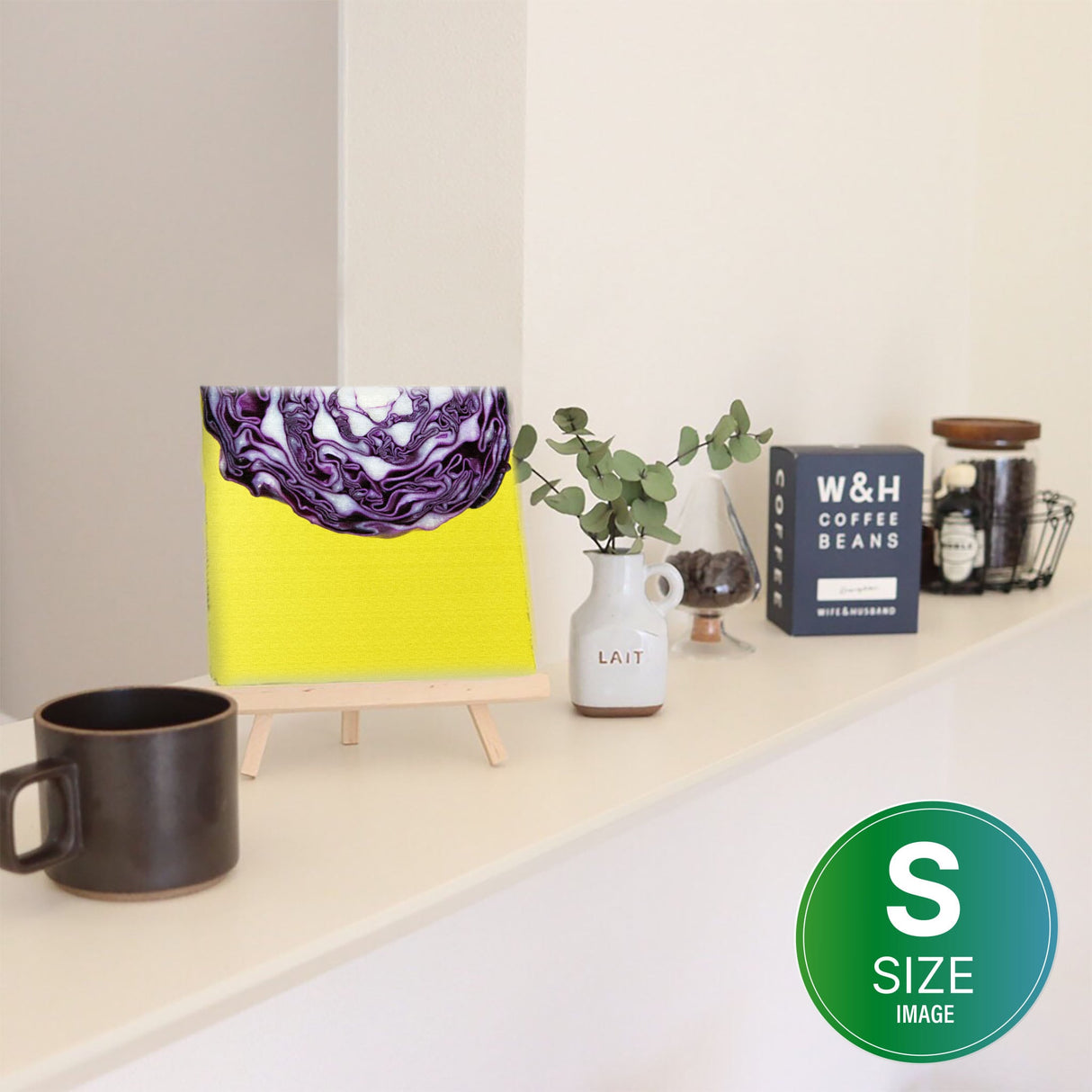 モダンアートのファブリックパネル インテリア雑貨 アートパネル キャンバス 野菜 phot-1812-002