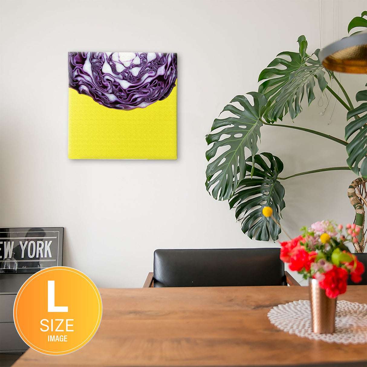 モダンアートのファブリックパネル インテリア雑貨 アートパネル キャンバス 野菜 phot-1812-002