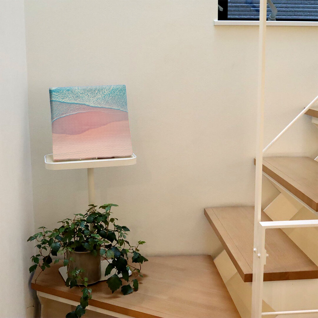 海のアートパネル インテリア雑貨 アートパネル キャンバス パープル poht-2111-05