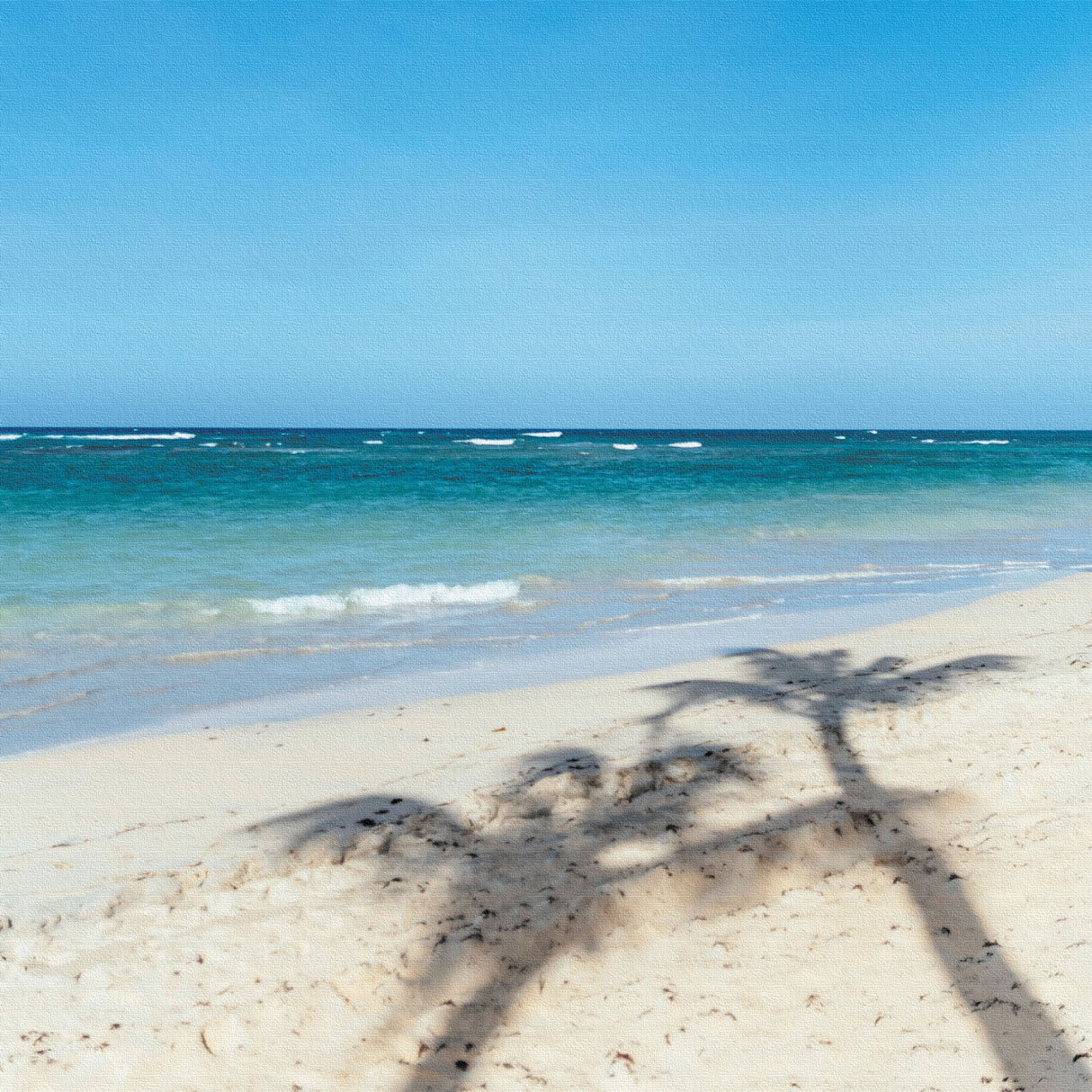 海のファブリックボード インテリア雑貨 アートパネル キャンバス パープル poht-2111-08