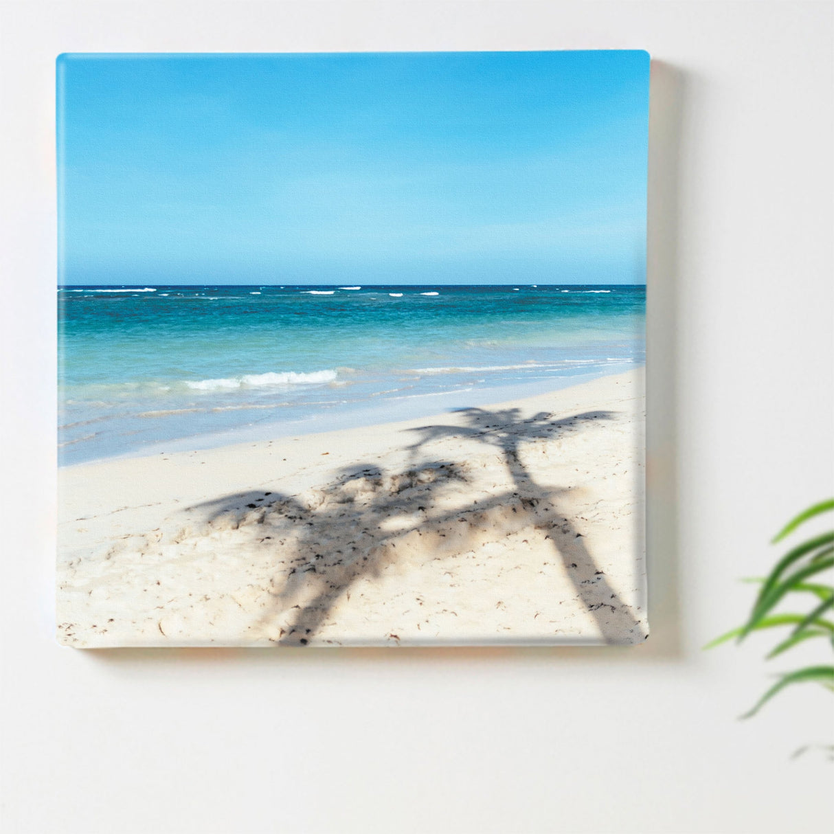 海のファブリックボード インテリア雑貨 アートパネル キャンバス パープル poht-2111-08