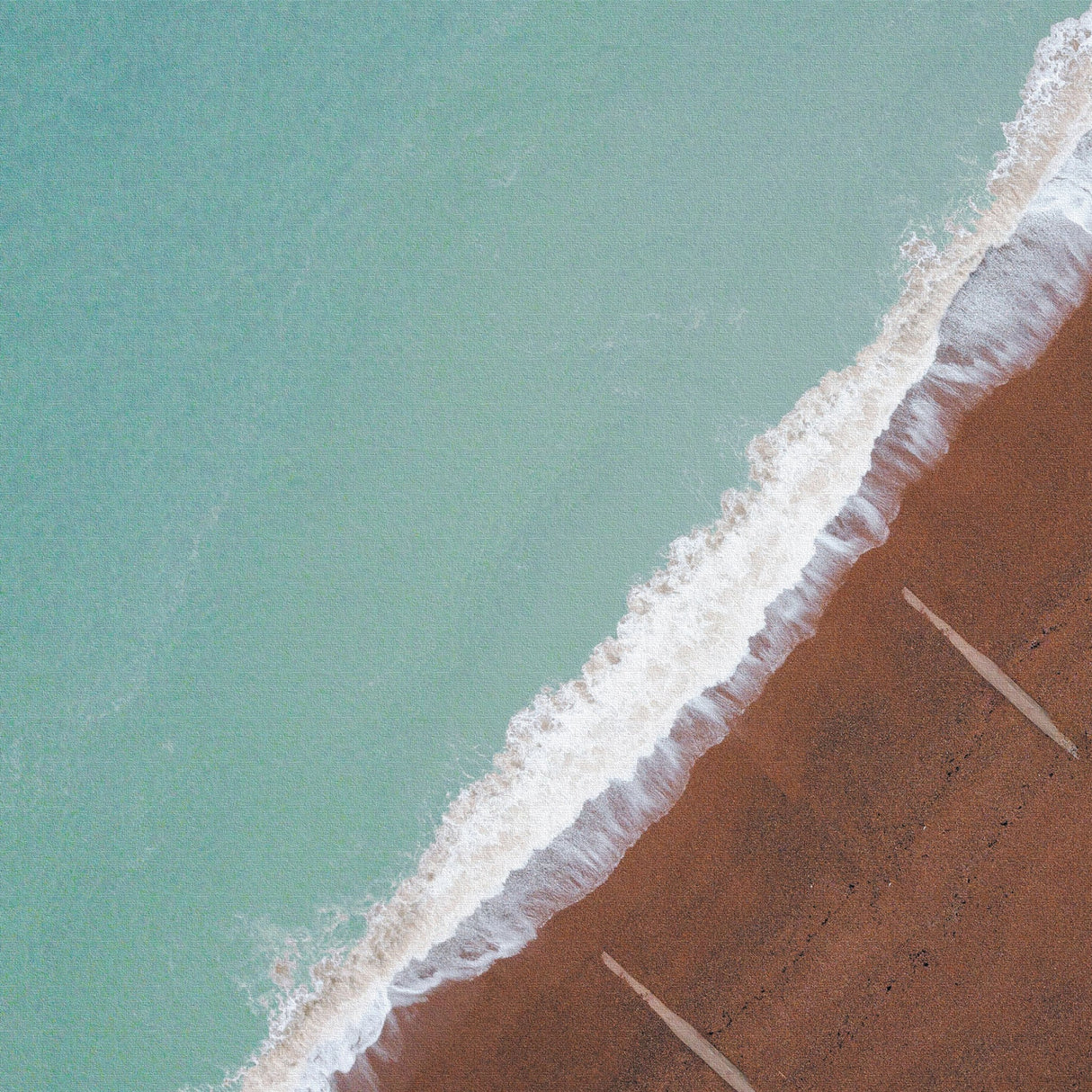 海のファブリックパネル インテリア雑貨 アートパネル キャンバス パープル poht-2111-09