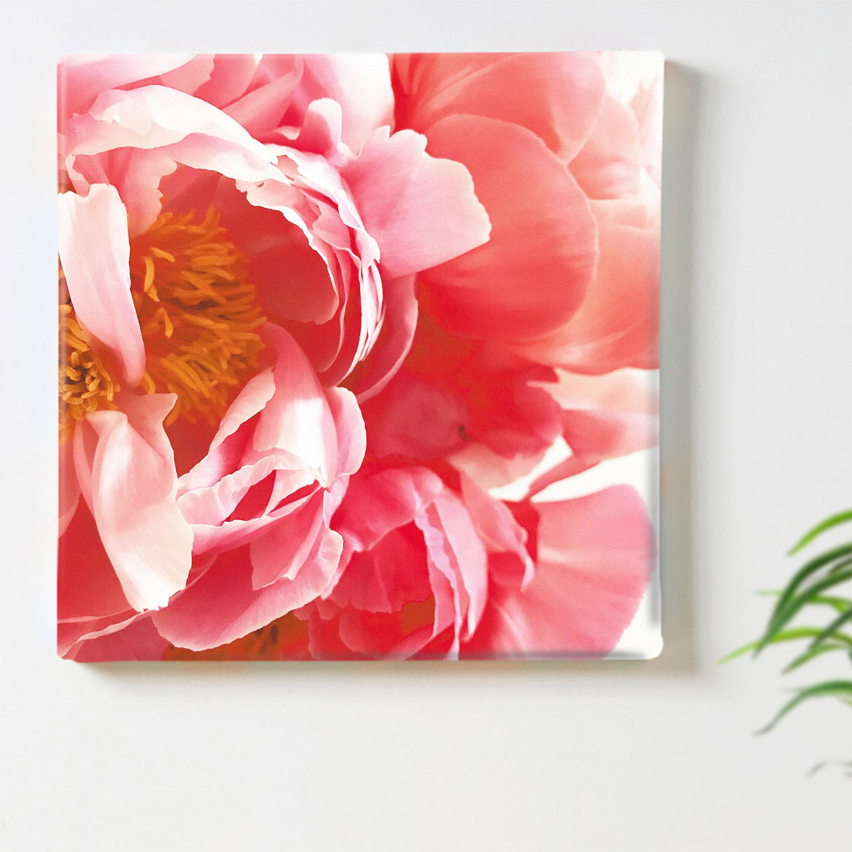 Floral Fabric Board Interior Goods Art Panel Canvas Pink poht-2205-22