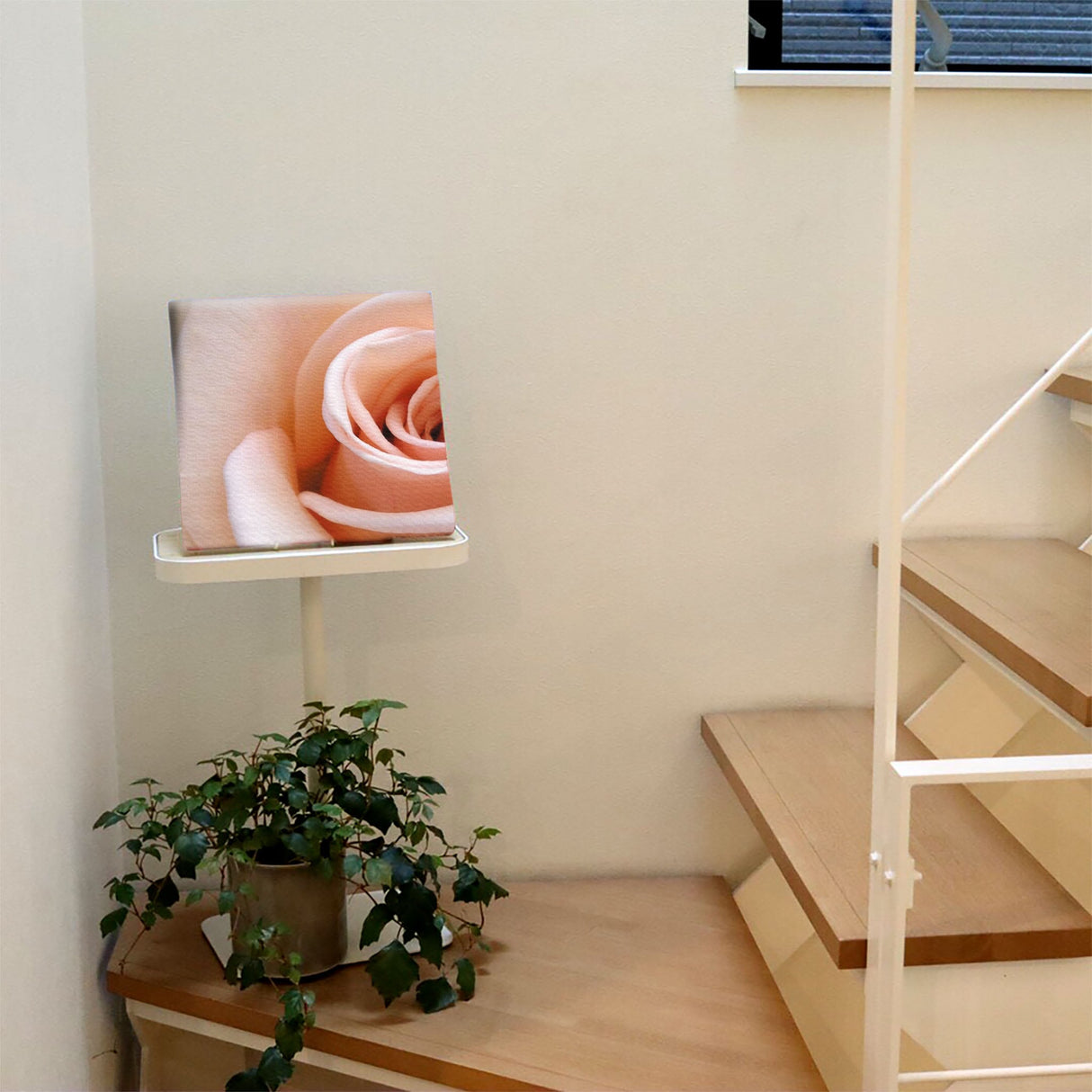 Floral Fabric Board Interior Goods Art Panel Canvas Pink poht-2205-28