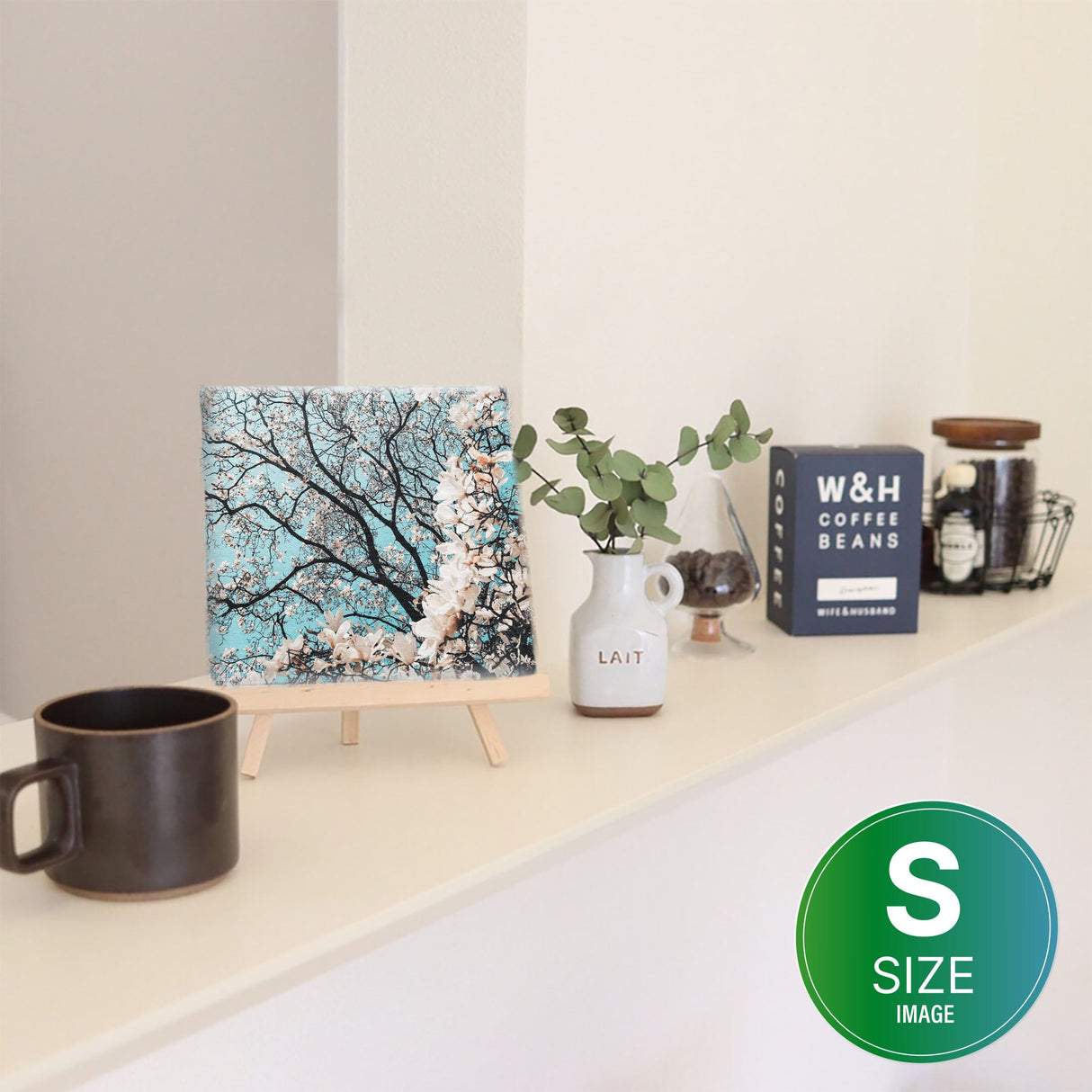 花のアートパネル インテリア雑貨 アートパネル キャンバス ピンク 桜 poht-2205-29