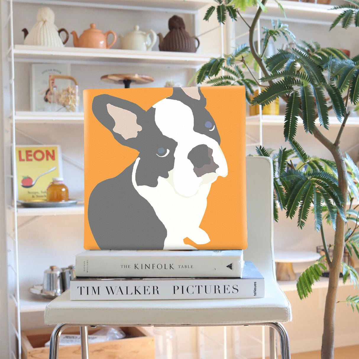 Recommended for the living room, French bulldog interior accessories Living alone Interior pop-0030-or