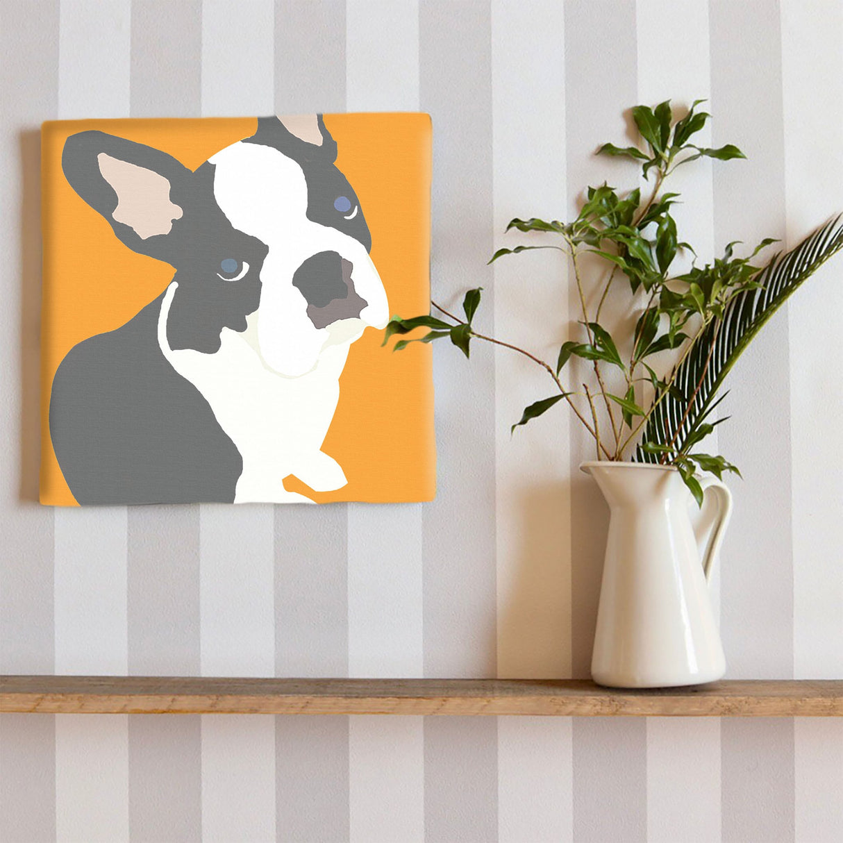 Recommended for the living room, French bulldog interior accessories Living alone Interior pop-0030-or