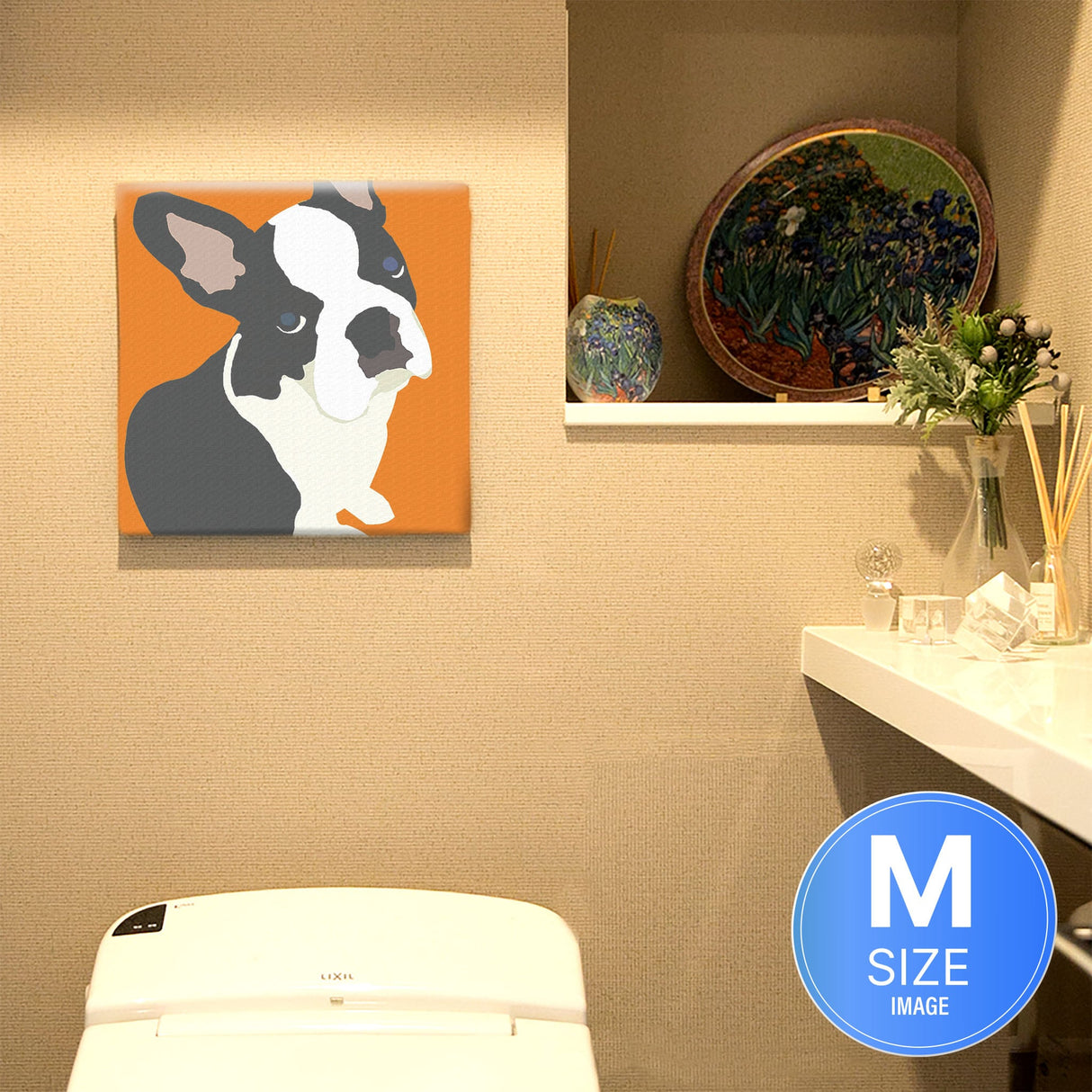 Recommended for the living room, French bulldog interior accessories Living alone Interior pop-0030-or