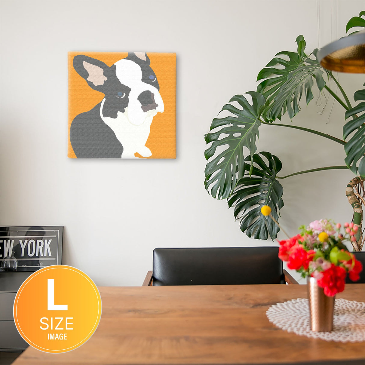 Recommended for the living room, French bulldog interior accessories Living alone Interior pop-0030-or
