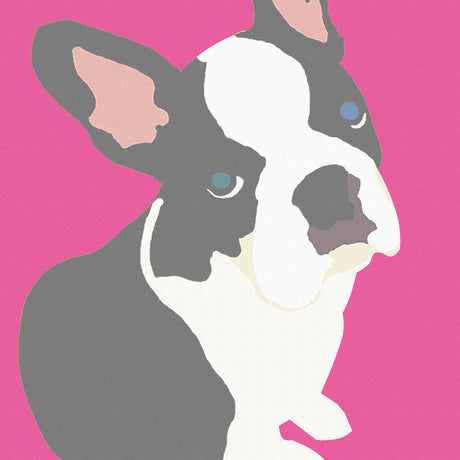 フレンチブルドッグモチーフの壁掛け、インテリア ウォールデコ インテリア pop-0030-pk