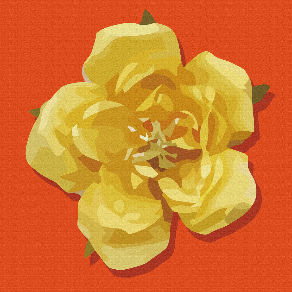 花モチーフのファブリックパネル 写真 アート pop-0031-org