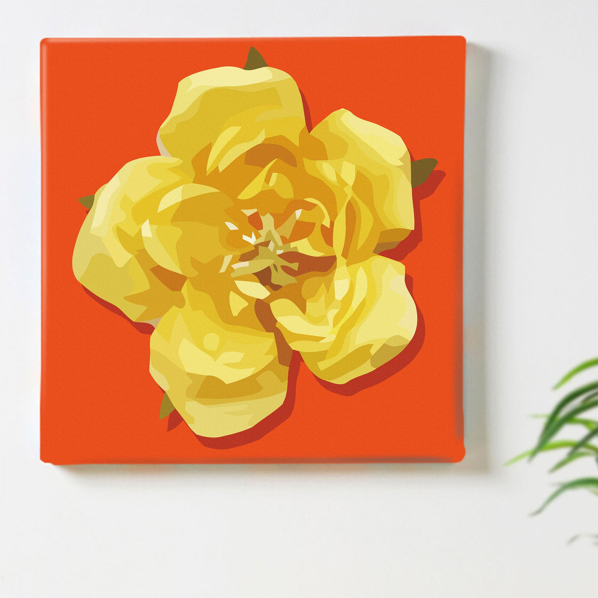 花モチーフのファブリックパネル 写真 アート pop-0031-org