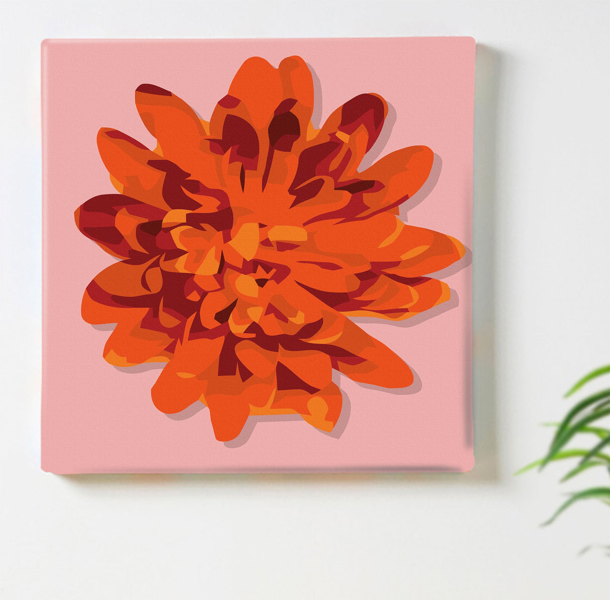 花モチーフのファブリックパネル 写真 壁掛け pop-0031-pk