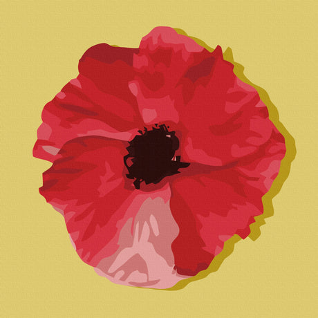 花モチーフのファブリックパネル インテリア 雑貨 pop-0031-ye