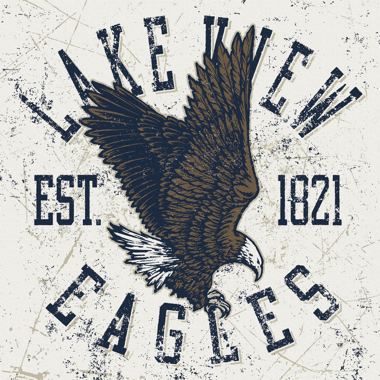 アメリカンなイーグルのファブリックボード ポスター アート pop-0041