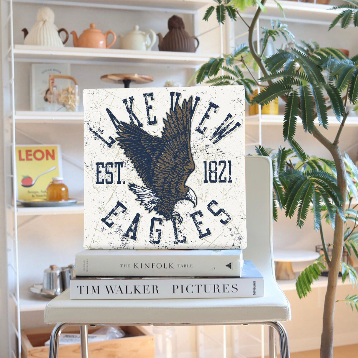 アメリカンなイーグルのファブリックボード ポスター アート pop-0041