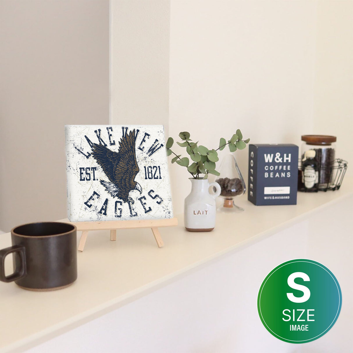 アメリカンなイーグルのファブリックボード ポスター アート pop-0041