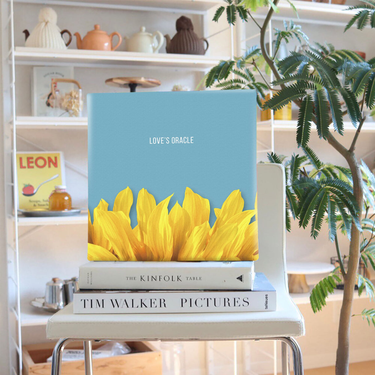 ひまわりのファブリックパネル インテリア 雑貨 アート ポップ  pop-0065