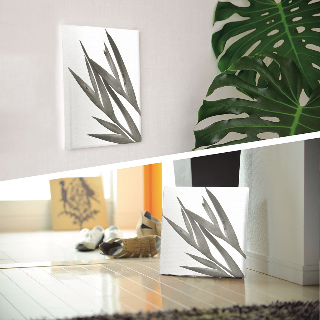 植物の壁掛けアート インテリア 雑貨 アート シンプルモダン  pop-0100