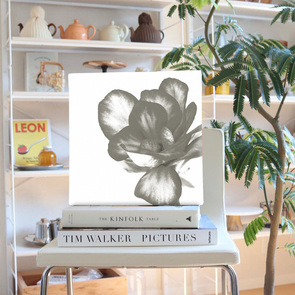 植物のファブリックボード インテリア 雑貨 アート シンプルモダン  pop-0101