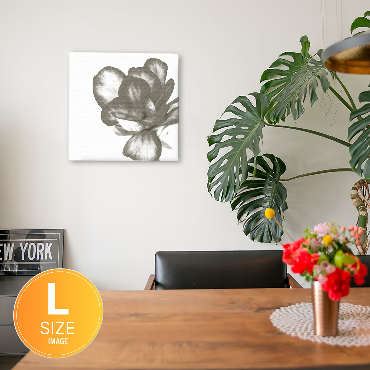 植物のファブリックボード インテリア 雑貨 アート シンプルモダン  pop-0101