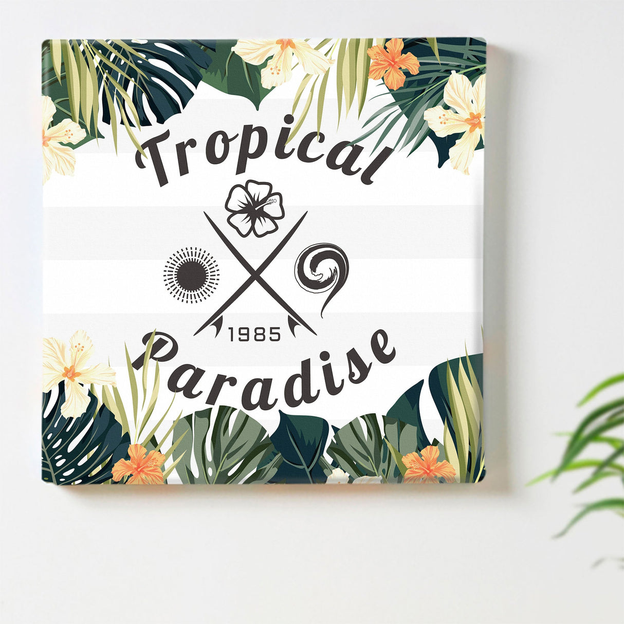 トロピカルの壁掛けアート インテリア 雑貨 アート シンプルモダン  pop-0105