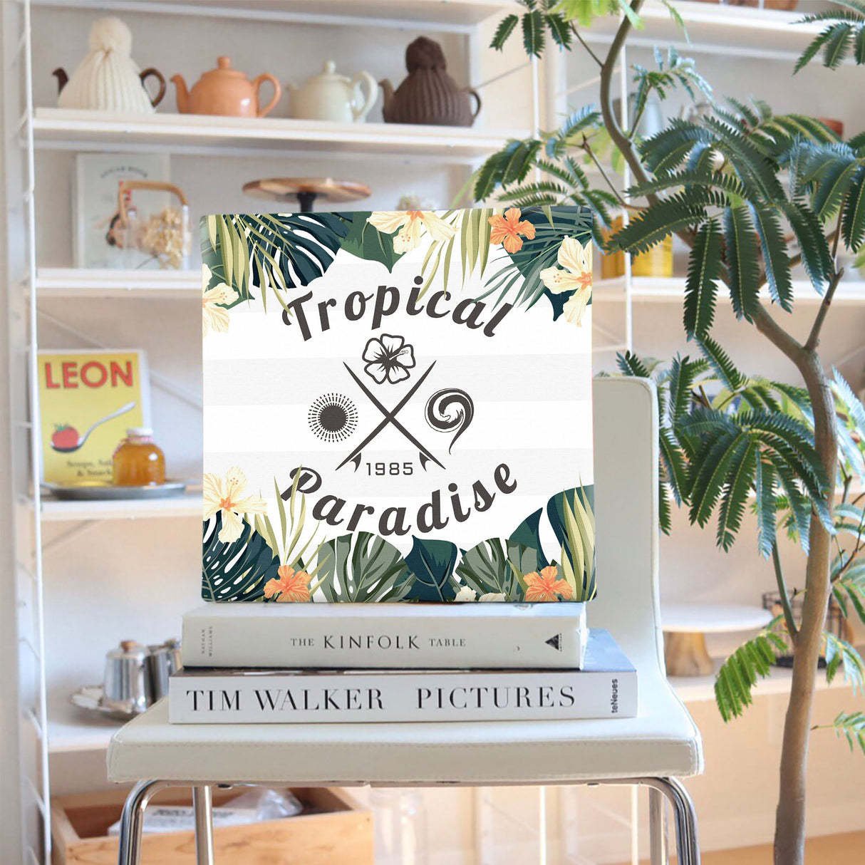 トロピカルの壁掛けアート インテリア 雑貨 アート シンプルモダン  pop-0105