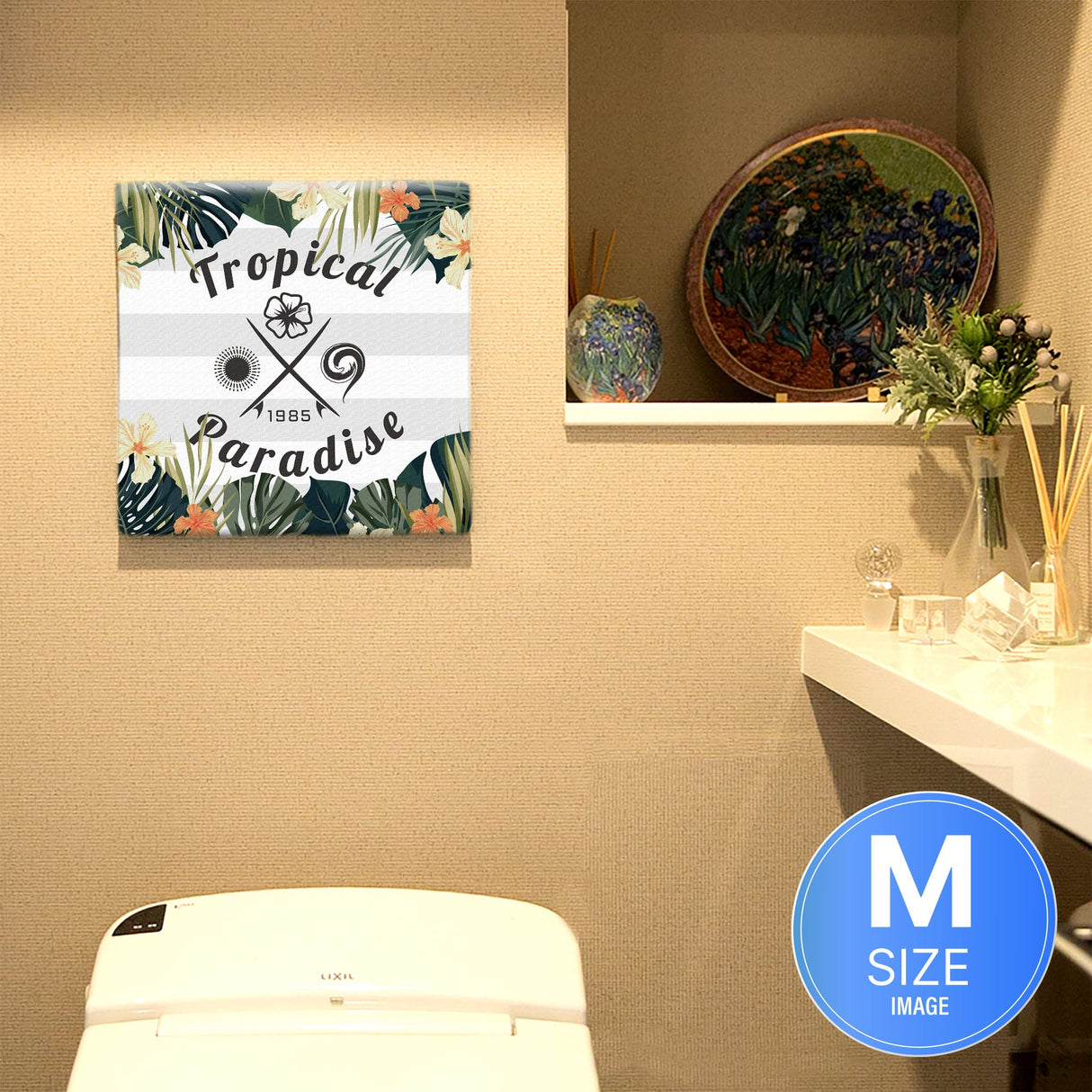 トロピカルの壁掛けアート インテリア 雑貨 アート シンプルモダン  pop-0105