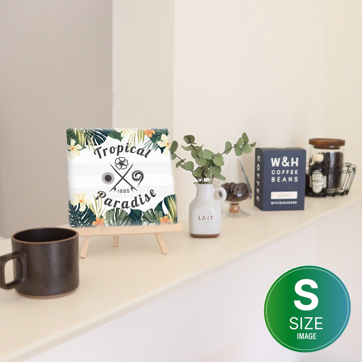 トロピカルの壁掛けアート インテリア 雑貨 アート シンプルモダン  pop-0105