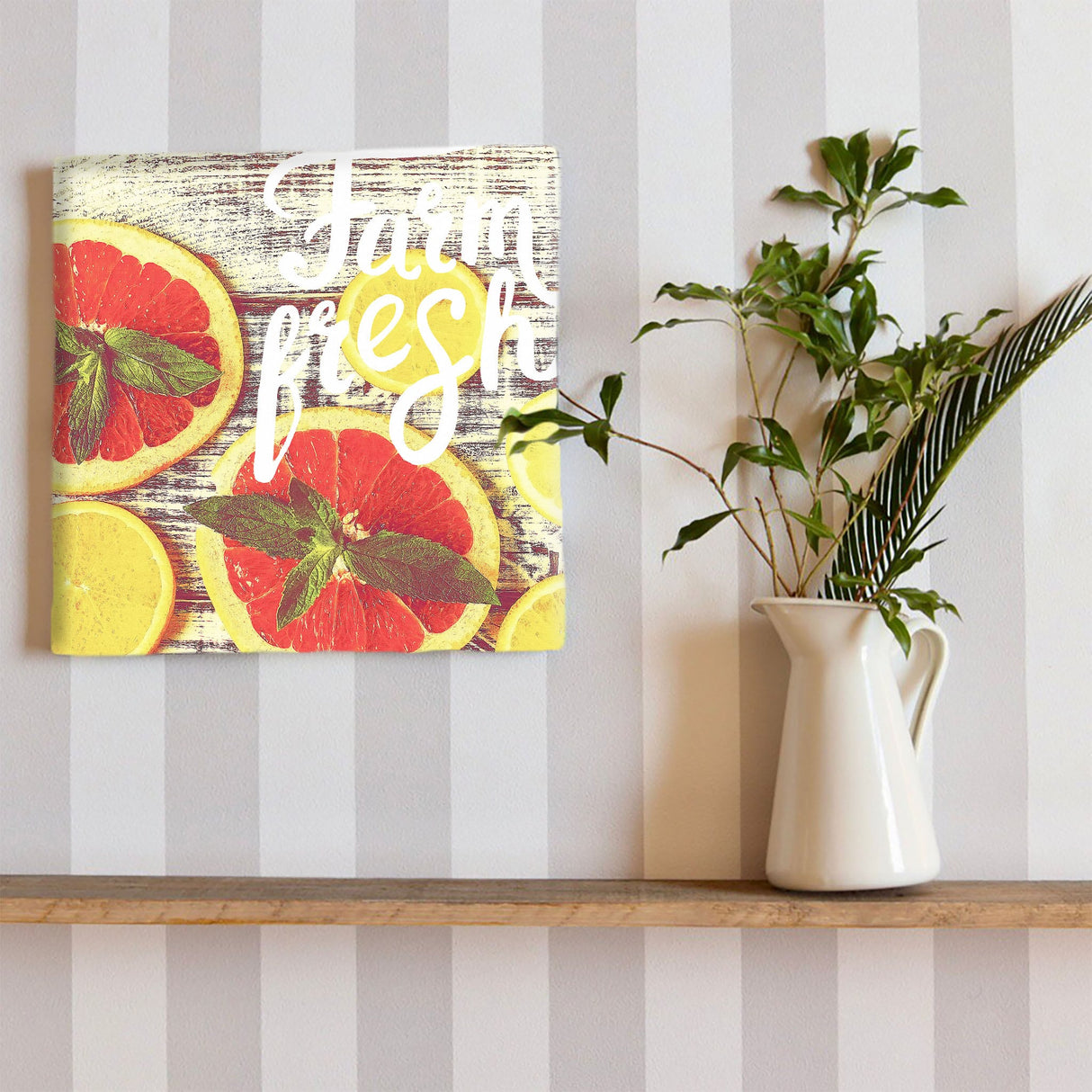 フルーツのファブリックパネル インテリア 雑貨 アート ポップアート ナチュラル pop-1611-001