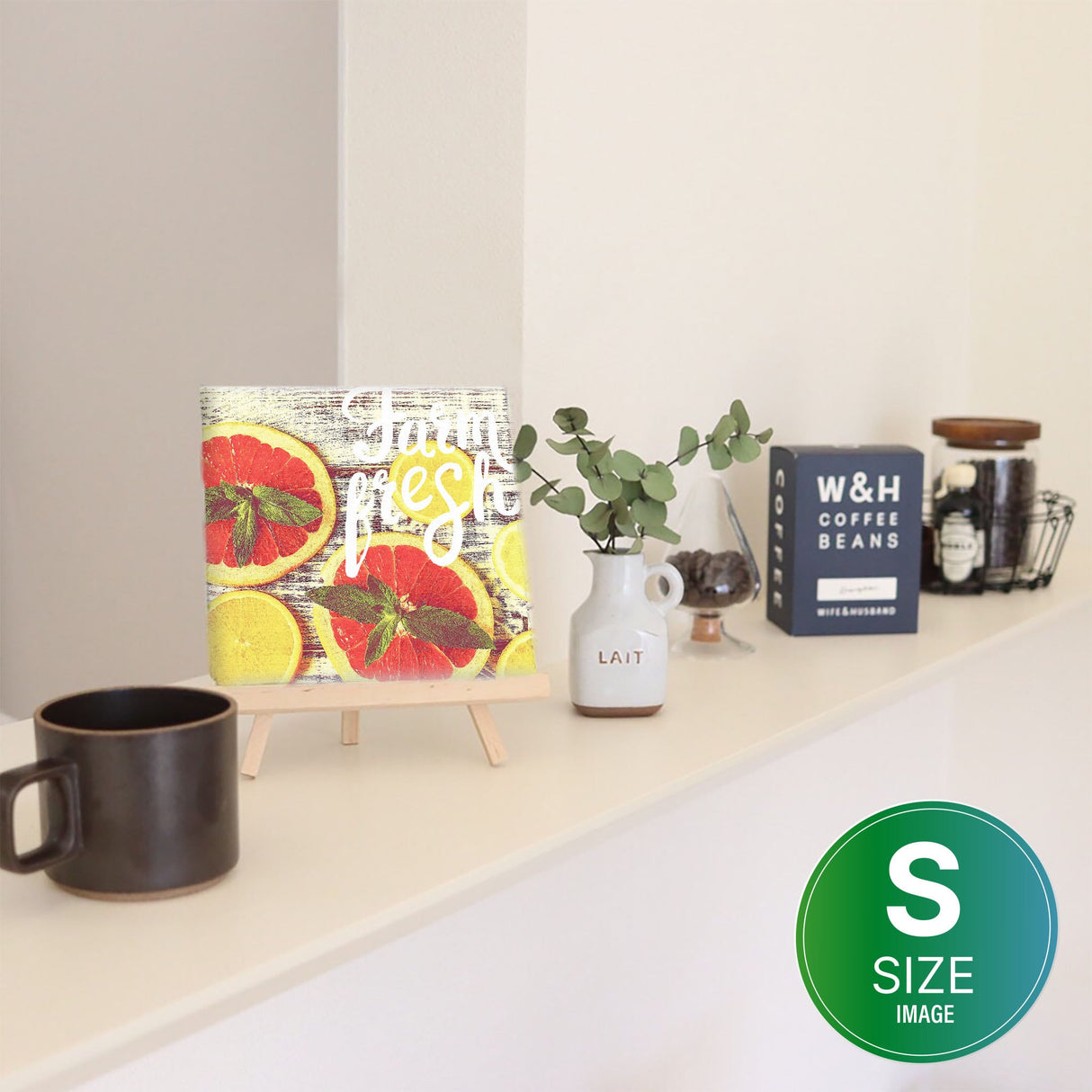 フルーツのファブリックパネル インテリア 雑貨 アート ポップアート ナチュラル pop-1611-001