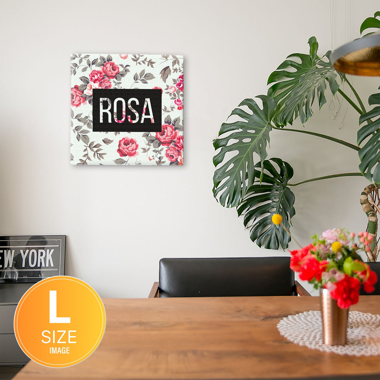 バラのアートパネル インテリア 雑貨 アート ポップアート ローズ pop-1611-002