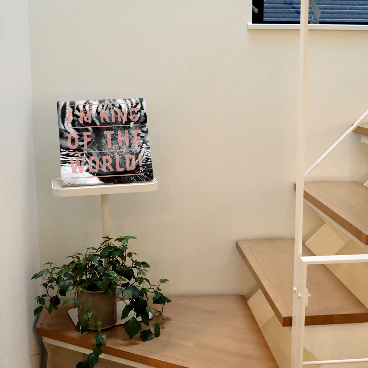 トラのファブリックボード インテリア 雑貨 アート タイポグラフィ  popa-1705-04