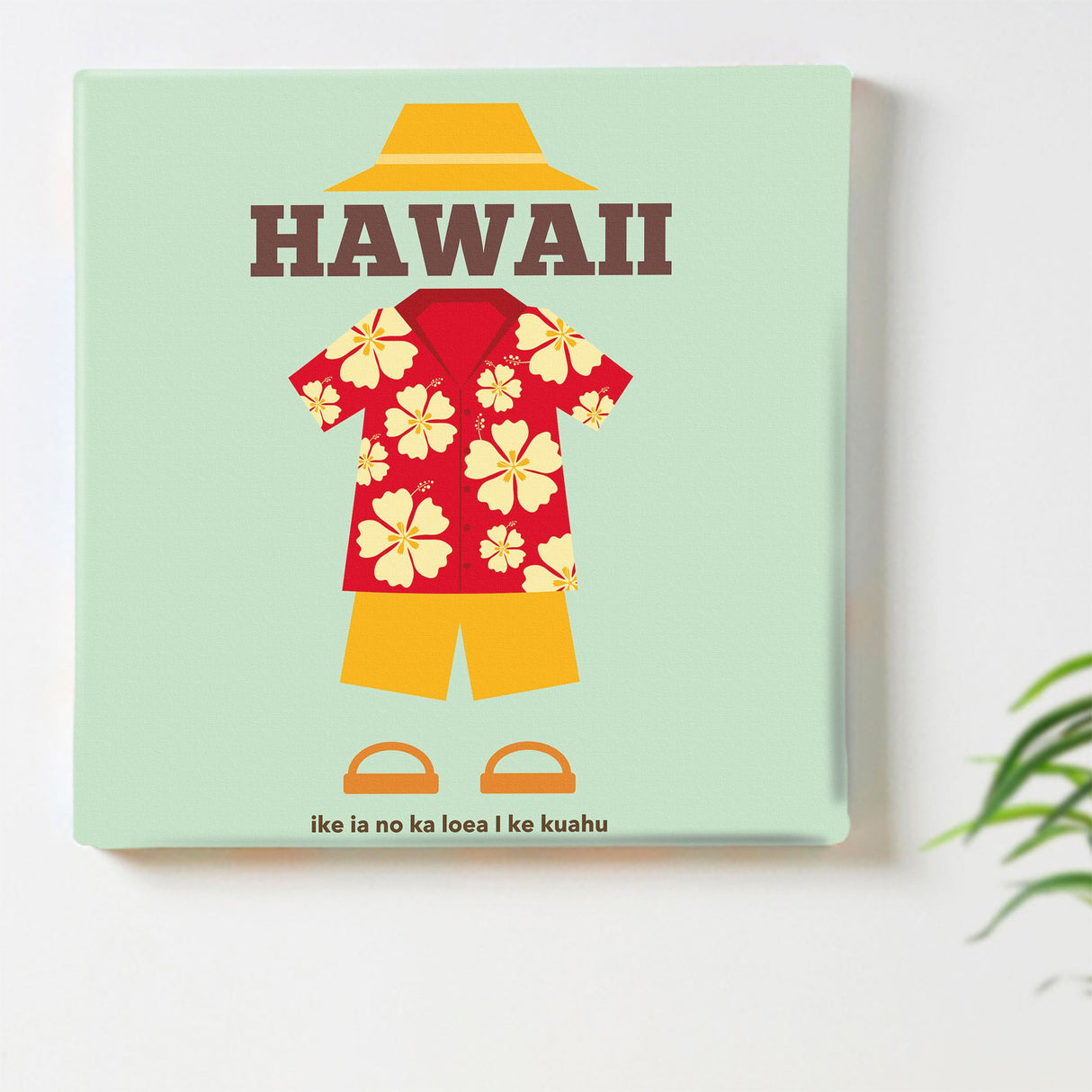 ハワイアンの壁掛けアート インテリア雑貨 アートパネル キャンバス   popa-1803-006