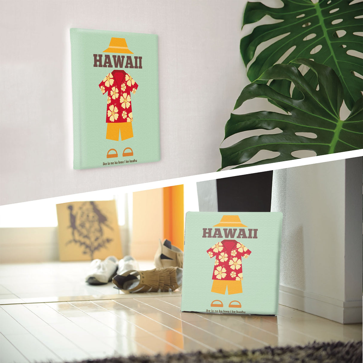 ハワイアンの壁掛けアート インテリア雑貨 アートパネル キャンバス   popa-1803-006